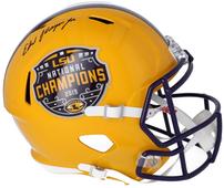 Coach Ed Orgeron LSU National Championship Helmet